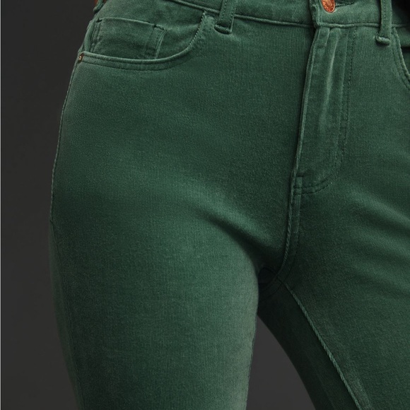 NWT Anthropologie corduroy spruce green skinny pants size 28 - Picture 4 of 10